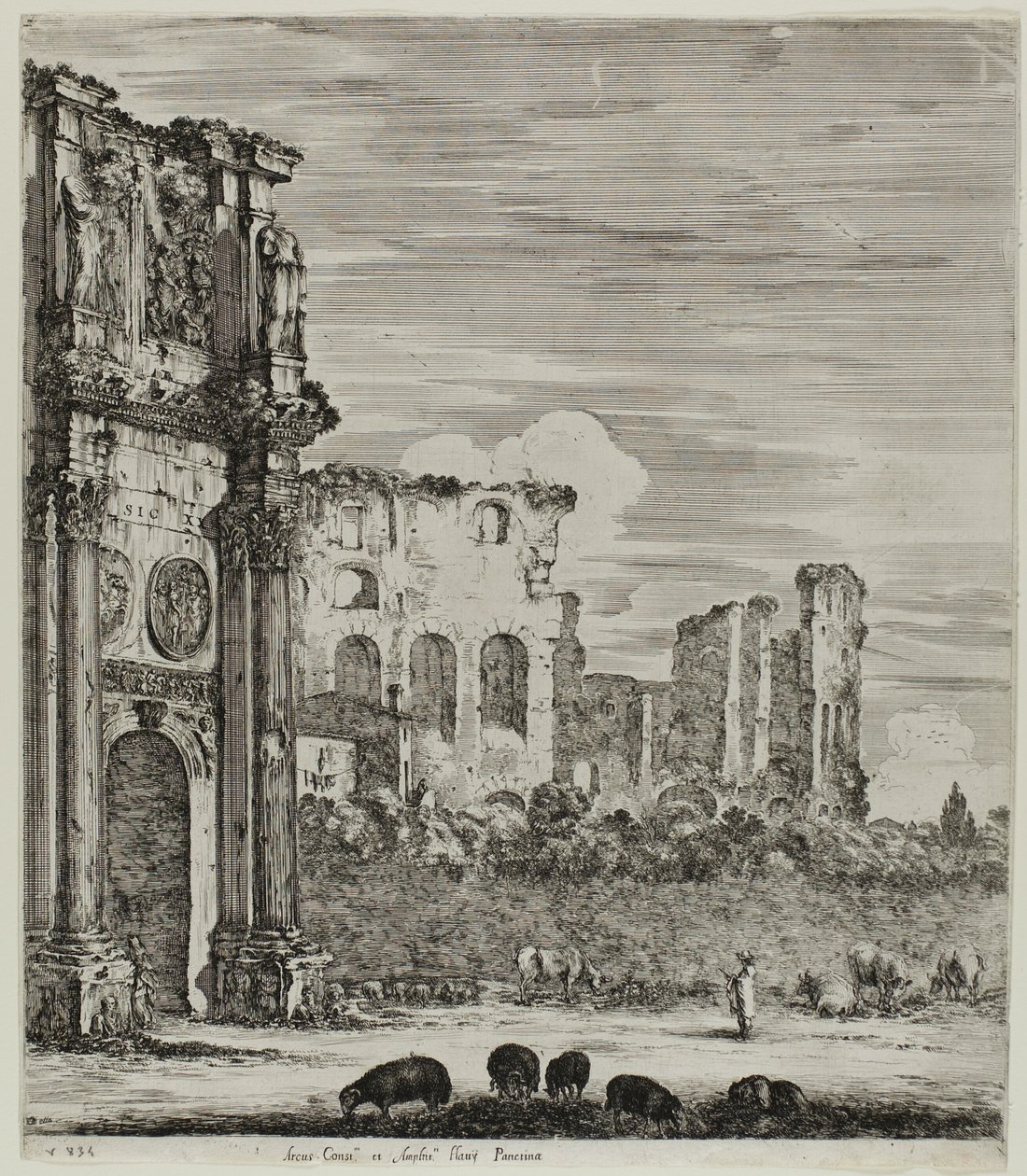 Der Konstantinsbogen von Stefano della Bella
