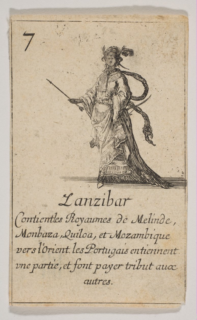 Sansibar, 1644 von Stefano della Bella