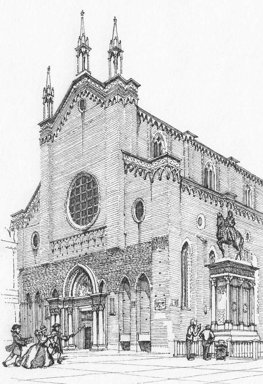Die Kirche der Heiligen Zanipolo, Venedig von Stephen Conlin