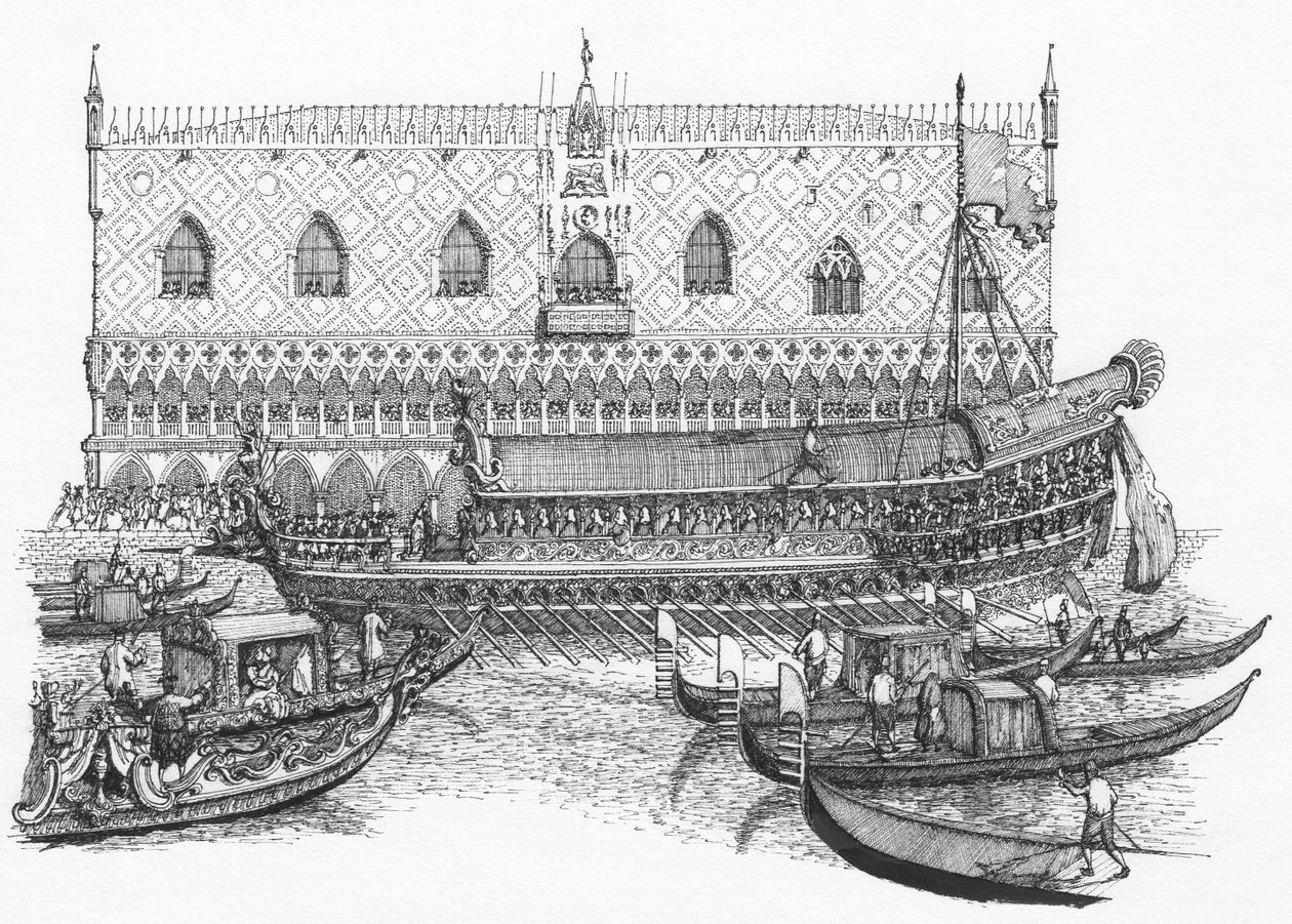 Der Dogenpalast, Venedig von Stephen Conlin
