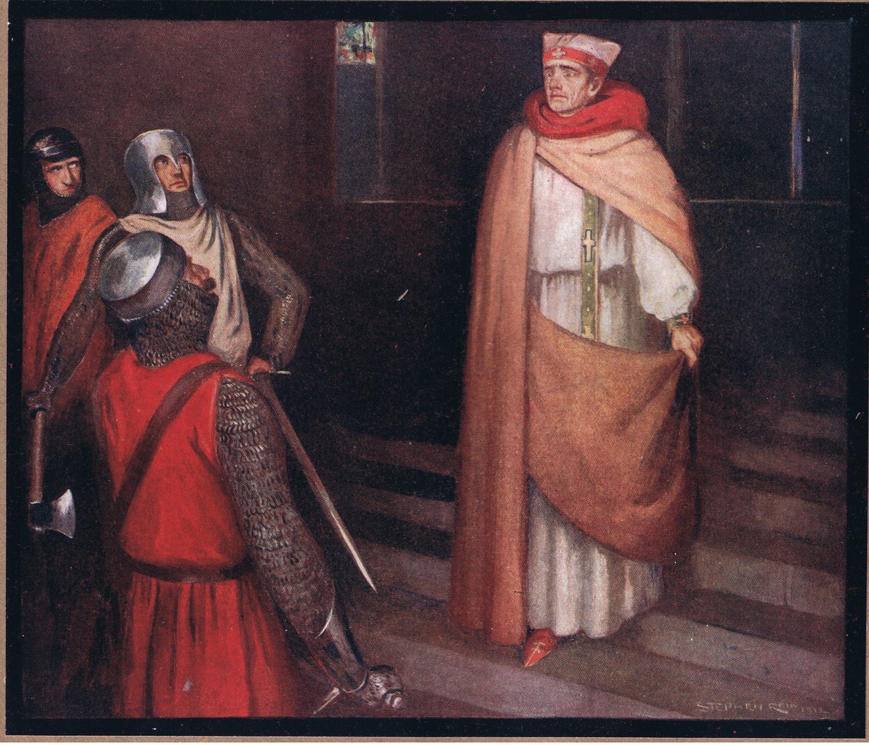 Das Martyrium des Heiligen Thomas von Stephen Reid
