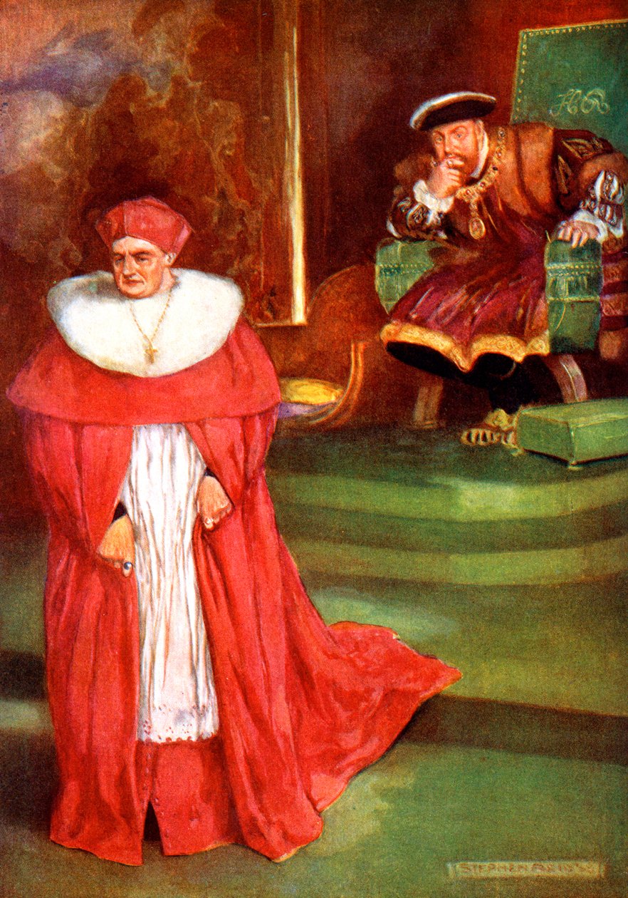 Wolseys Interview mit König Heinrich VIII., 1909 von Stephen Reid