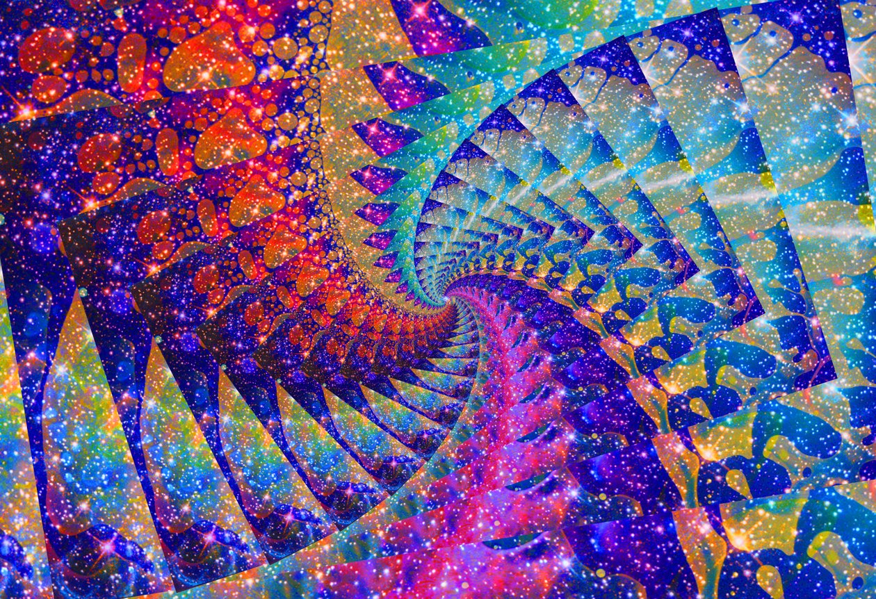 Spiralsterne, 2024 von Steve Pavlovsky