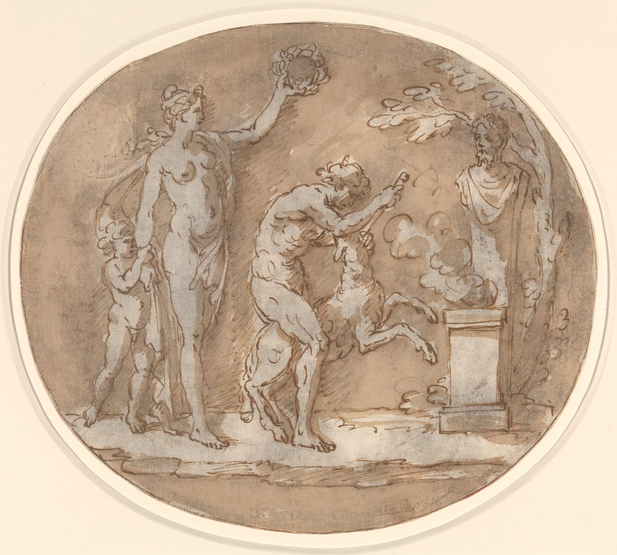 Antikes Thema von Style of Angelica Kauffmann