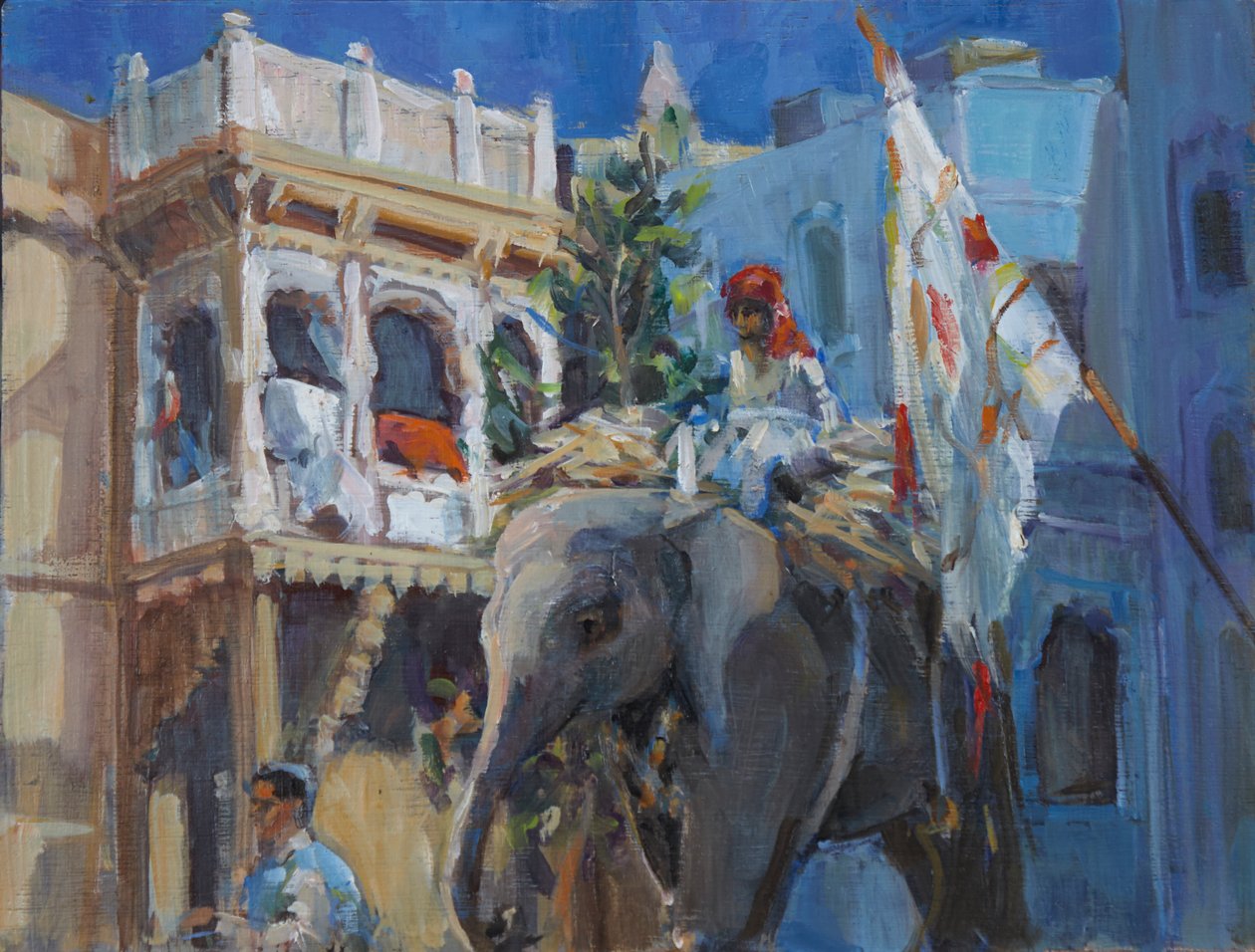 Elefant in Jodhpur von Sue Wales