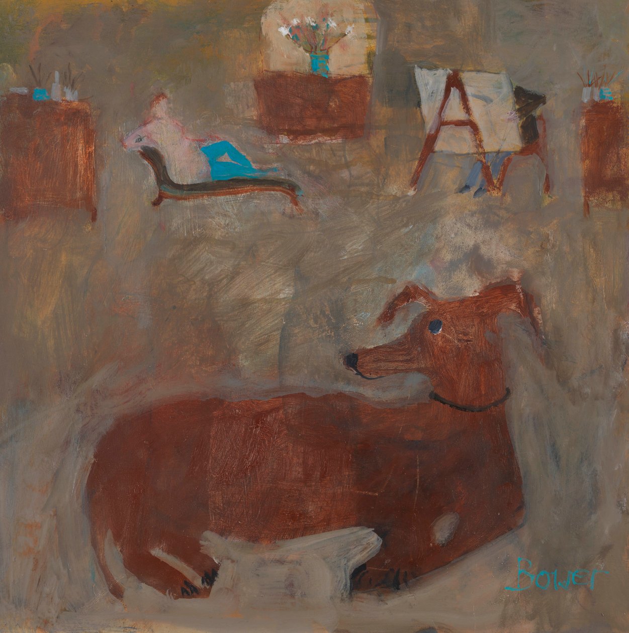 Künstlerhund von Susan Bower