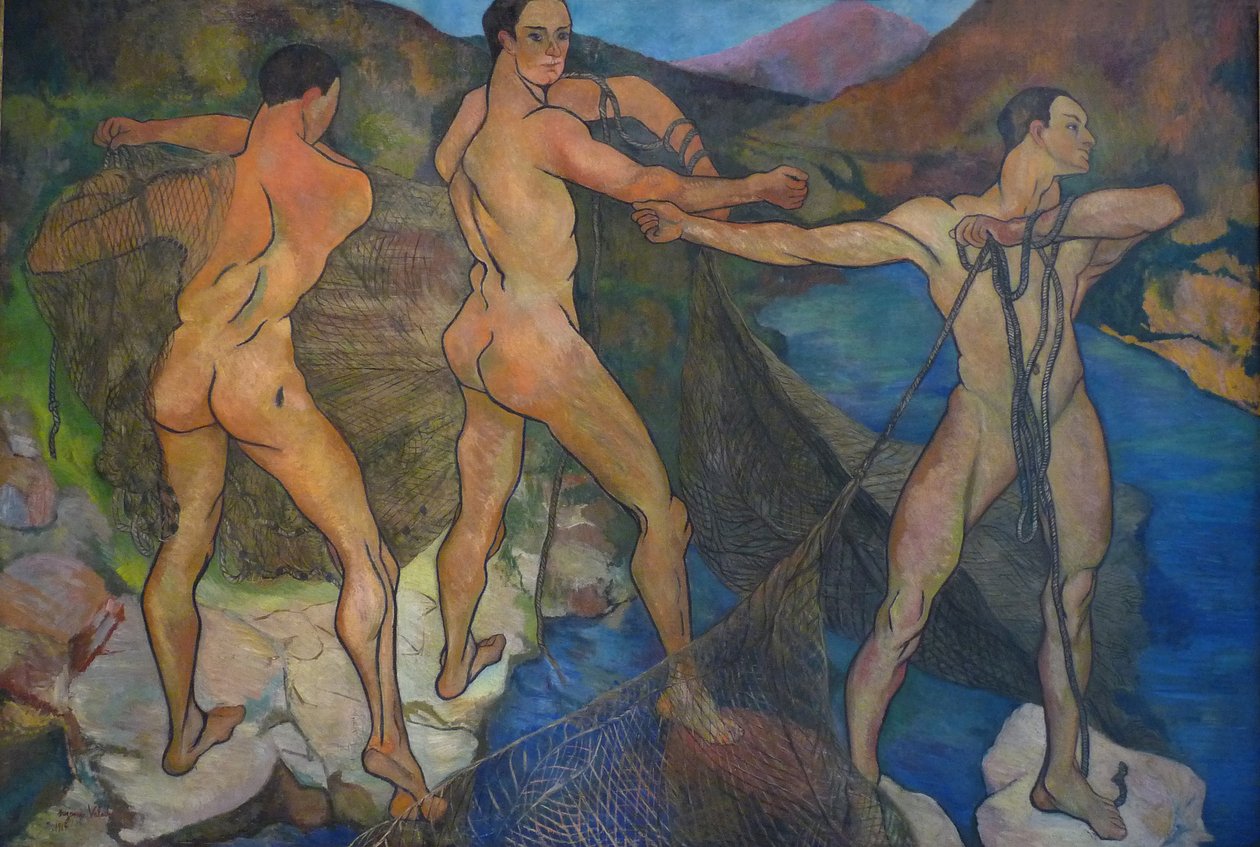 Netze einholen, 1914 von Marie Clementine (Suzanne) Valadon