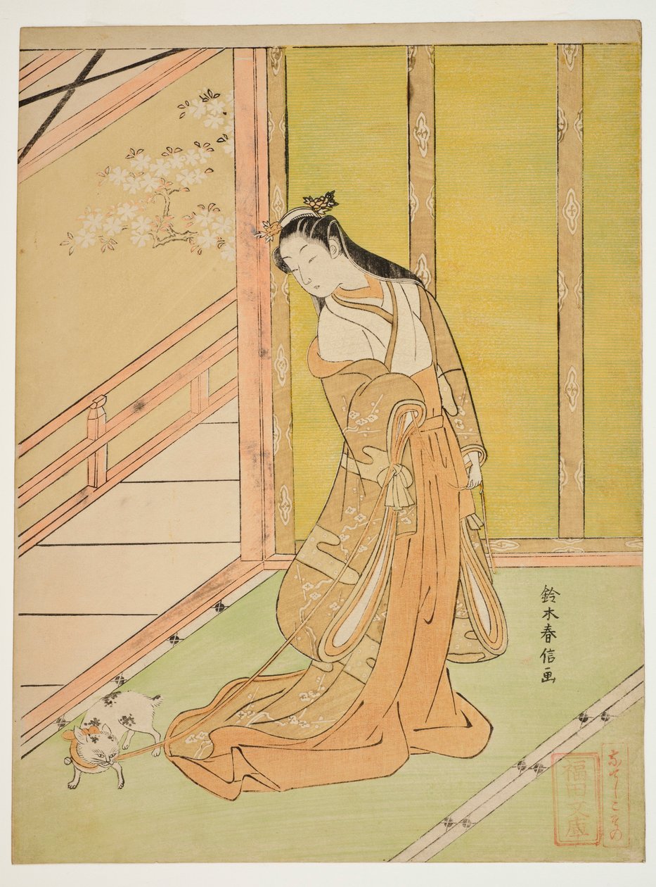 Prinzessin Sannomiya von Suzuki Harunobu