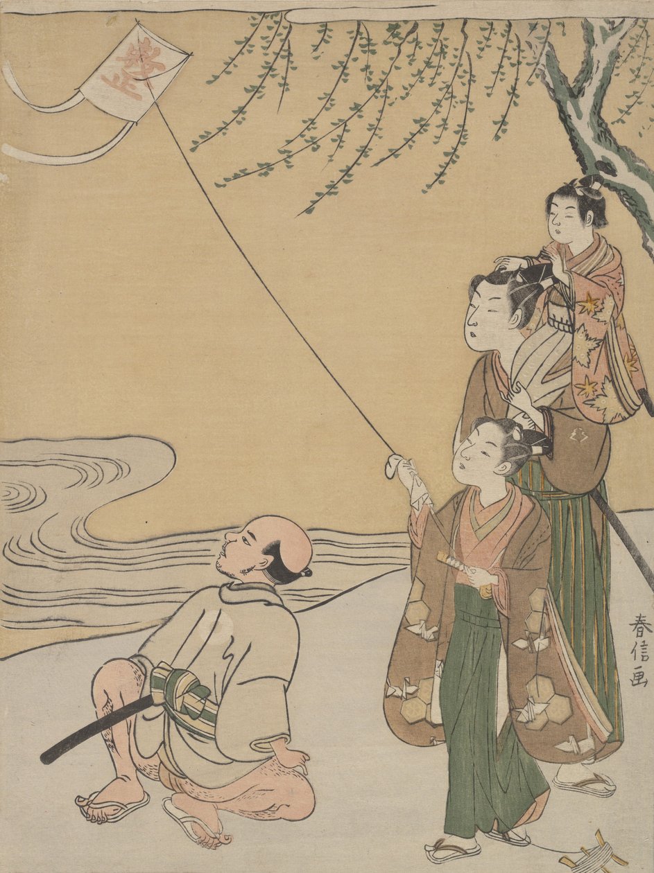Drachenfliegen von Suzuki Harunobu