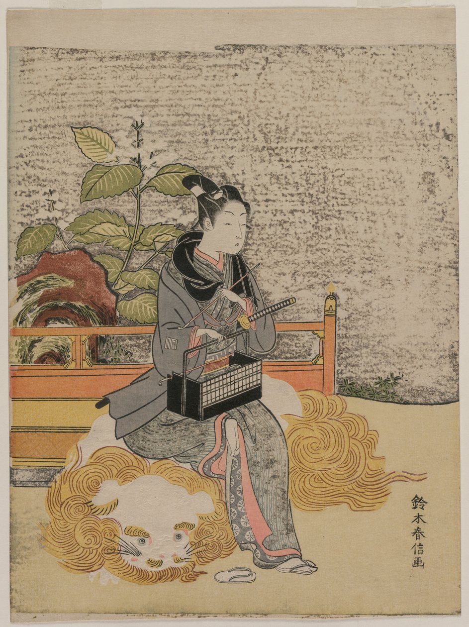 Jugend als Stellvertreter Monju von Suzuki Harunobu