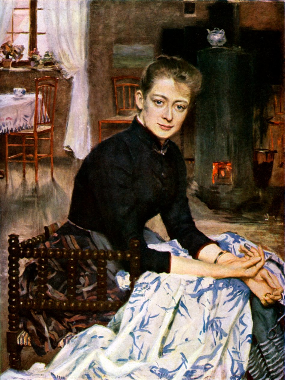 Die Frau des Künstlers, 1886, 1945 von Sven Richard Bergh