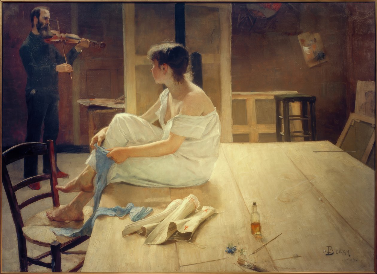 Nach dem Modellstehen von Sven Richard Bergh