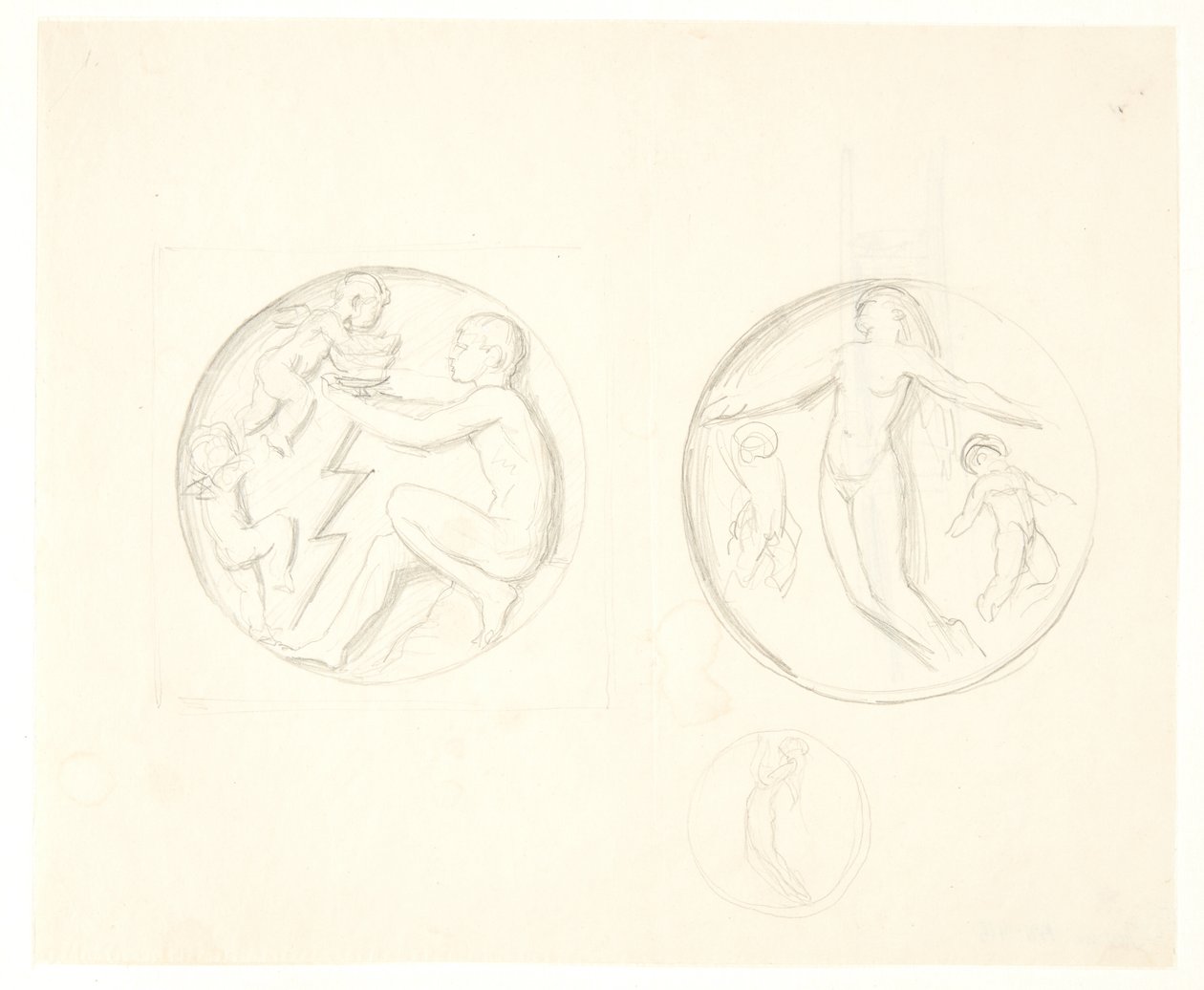Entwurf für Reliefs von Svend Rathsack