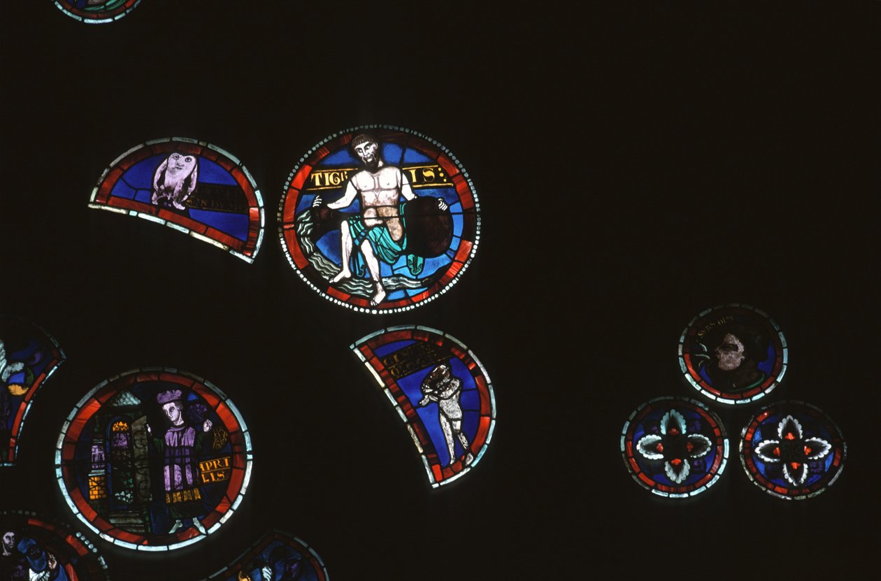Rosettenfenster (Detail) von Swiss School