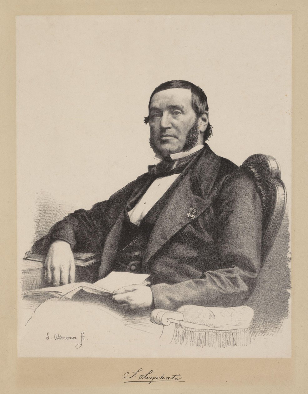 Samuel Sarphati (1813-1866), Arzt und Stadtplaner von Sybrand Altmann