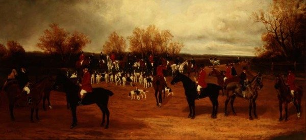 Vor der Jagd von Sylvester Martin