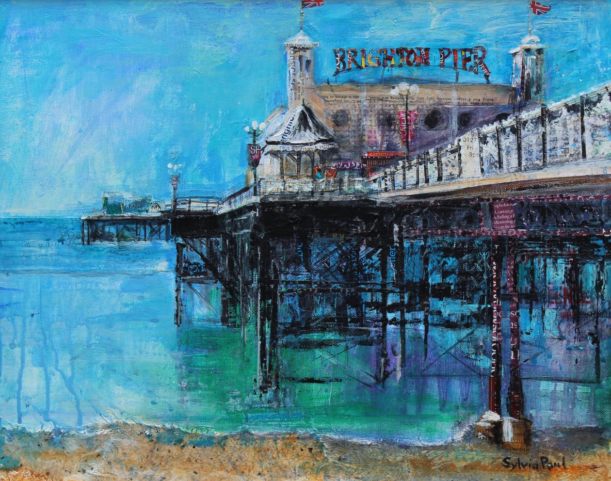 Brighton Pier von Sylvia Paul