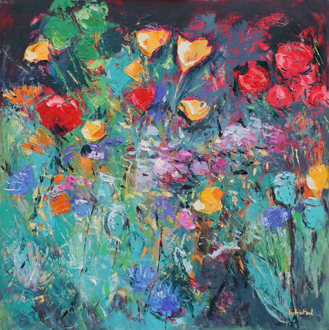 Mohnparade von Sylvia Paul