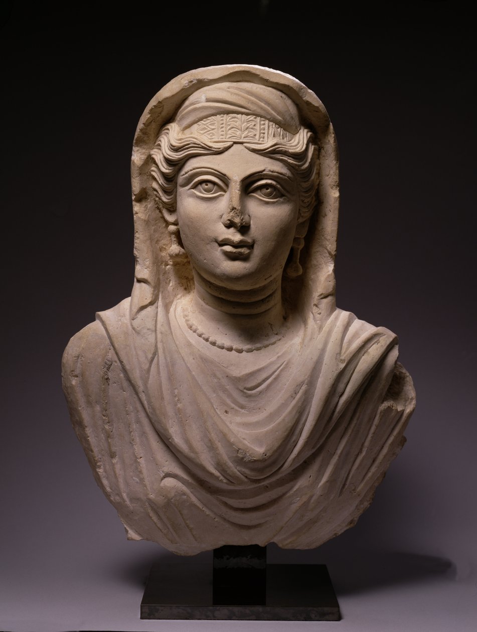 Weibliche Büste, aus Palmyra, Mitte 2. Jahrhundert n. Chr. von Syrian