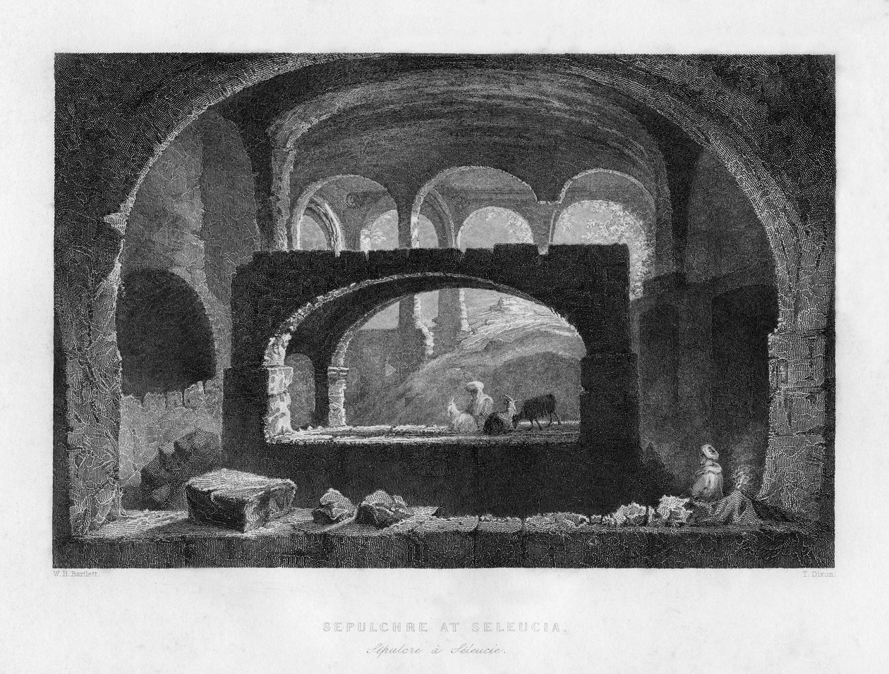 Ein Grabmal in Seleucia, Mesopotamien Irak/Iran, 1841 von T Dixon