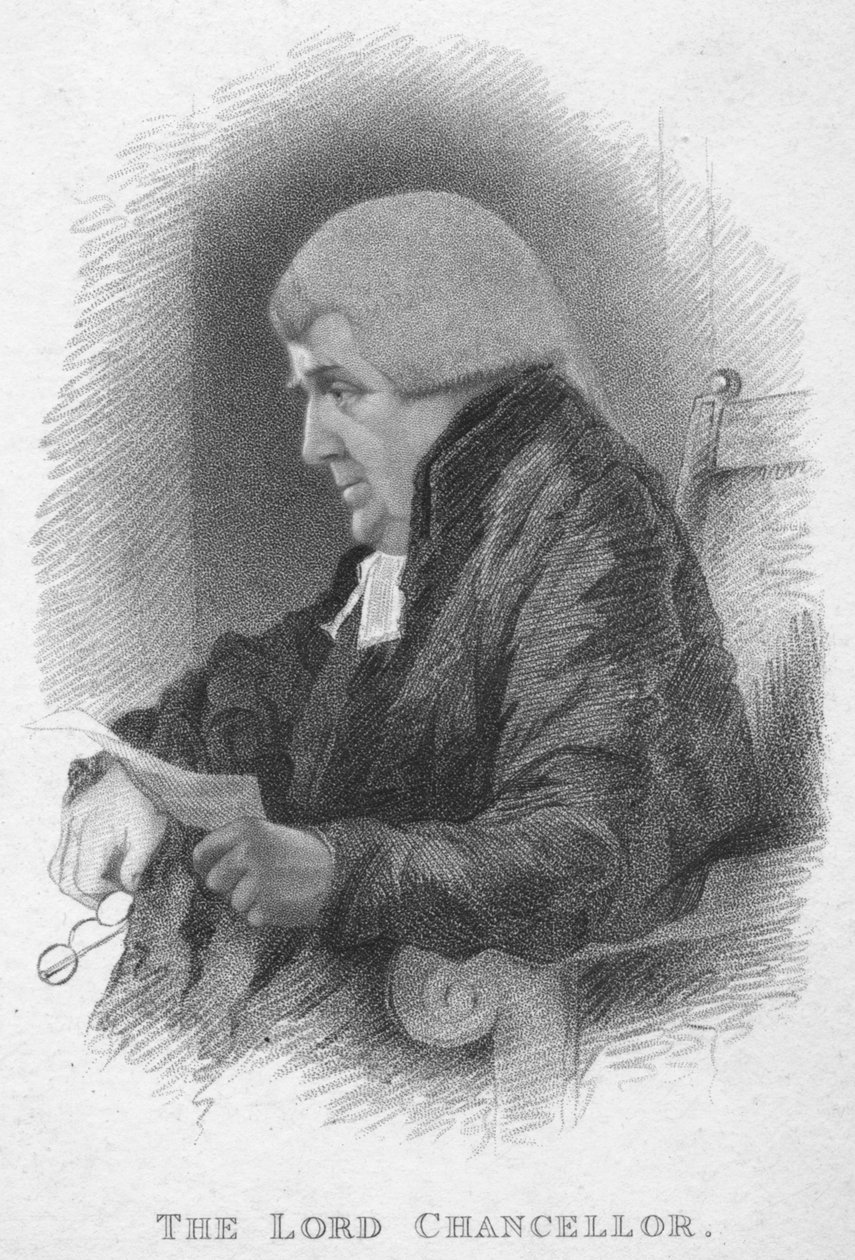 Der Lordkanzler, ca. 1820 von T. Wright