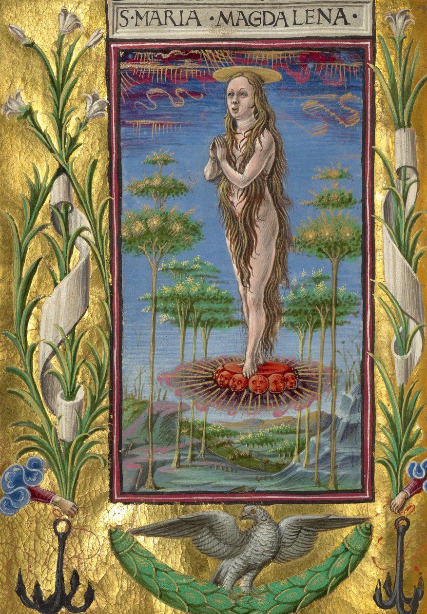 Maria Magdalena wird emporgetragen von Taddeo Crivelli