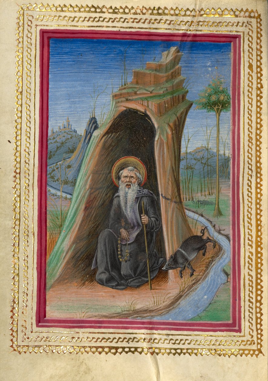 Heiliger Antonius Abt von Taddeo Crivelli