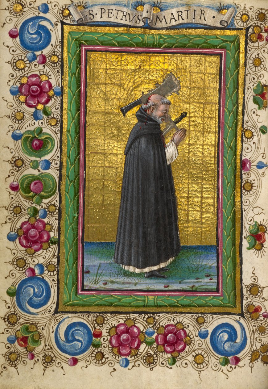 Heiliger Petrus Märtyrer von Taddeo Crivelli