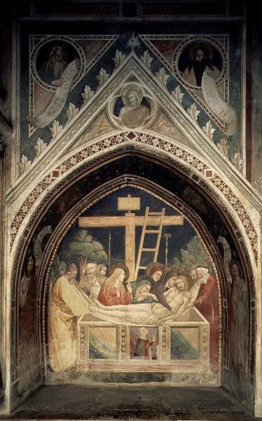 Abnahme Christi vom Kreuz aus der Bardi-Kapelle von Taddeo Gaddi