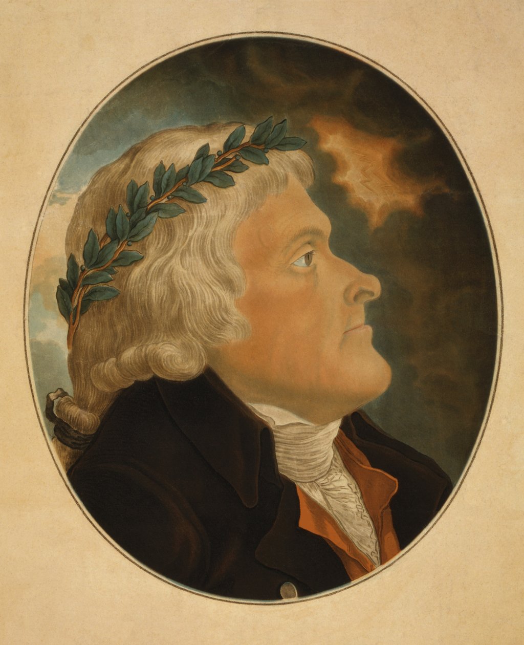 Thomas Jefferson, graviert von Michael Sokolnicki (1760-1816) von Tadeusz Kosciuszko