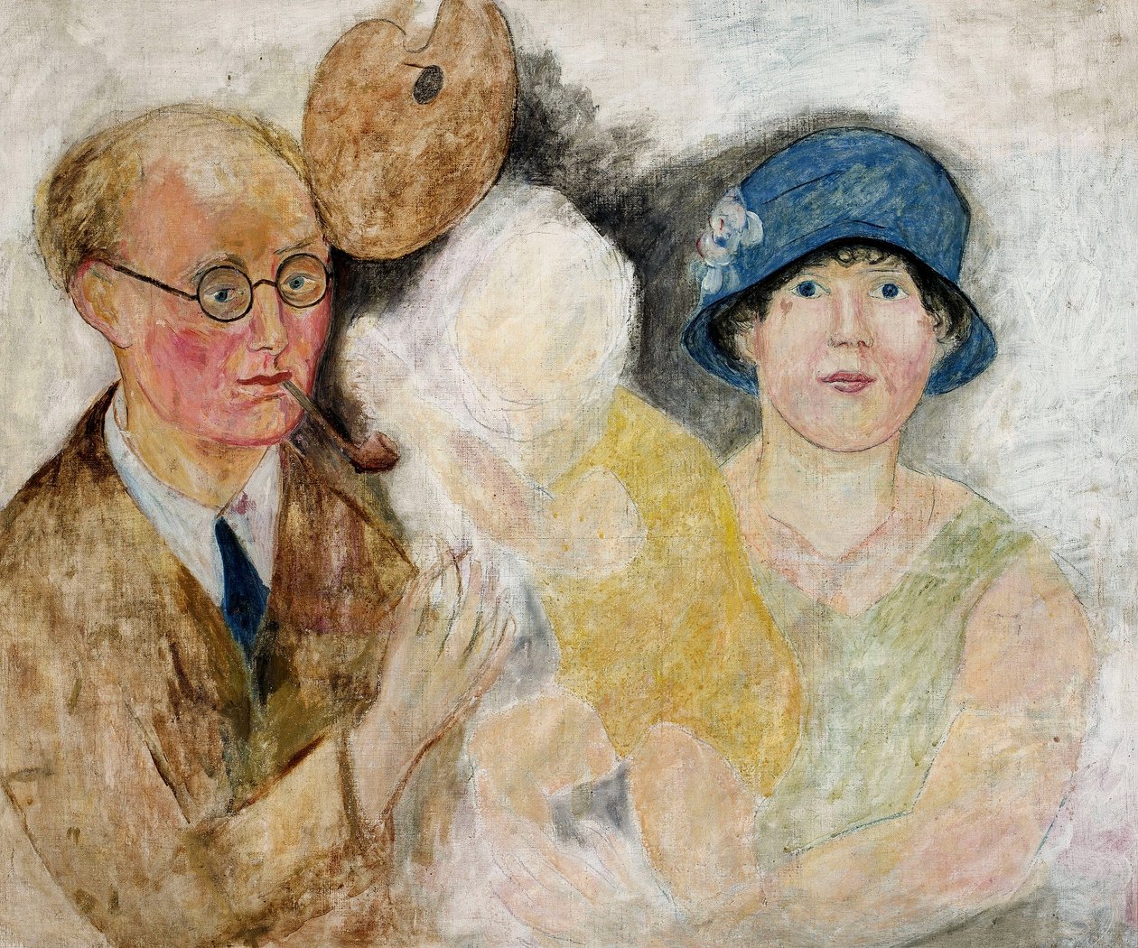 Porträt des Malers Marcel Gromaire und seiner Familie von Tadeusz Makowski