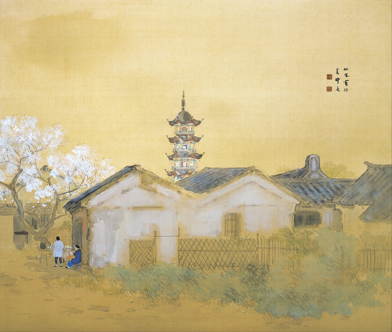 Ruhiger Frühling in Jiangnan von Takeuchi Seiho