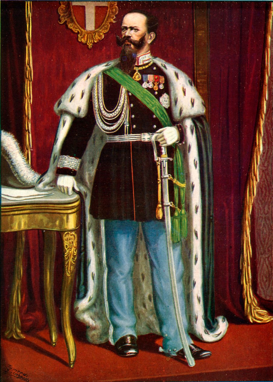 Viktor Emanuel II., erster König von Italien von Tancredi Scarpelli