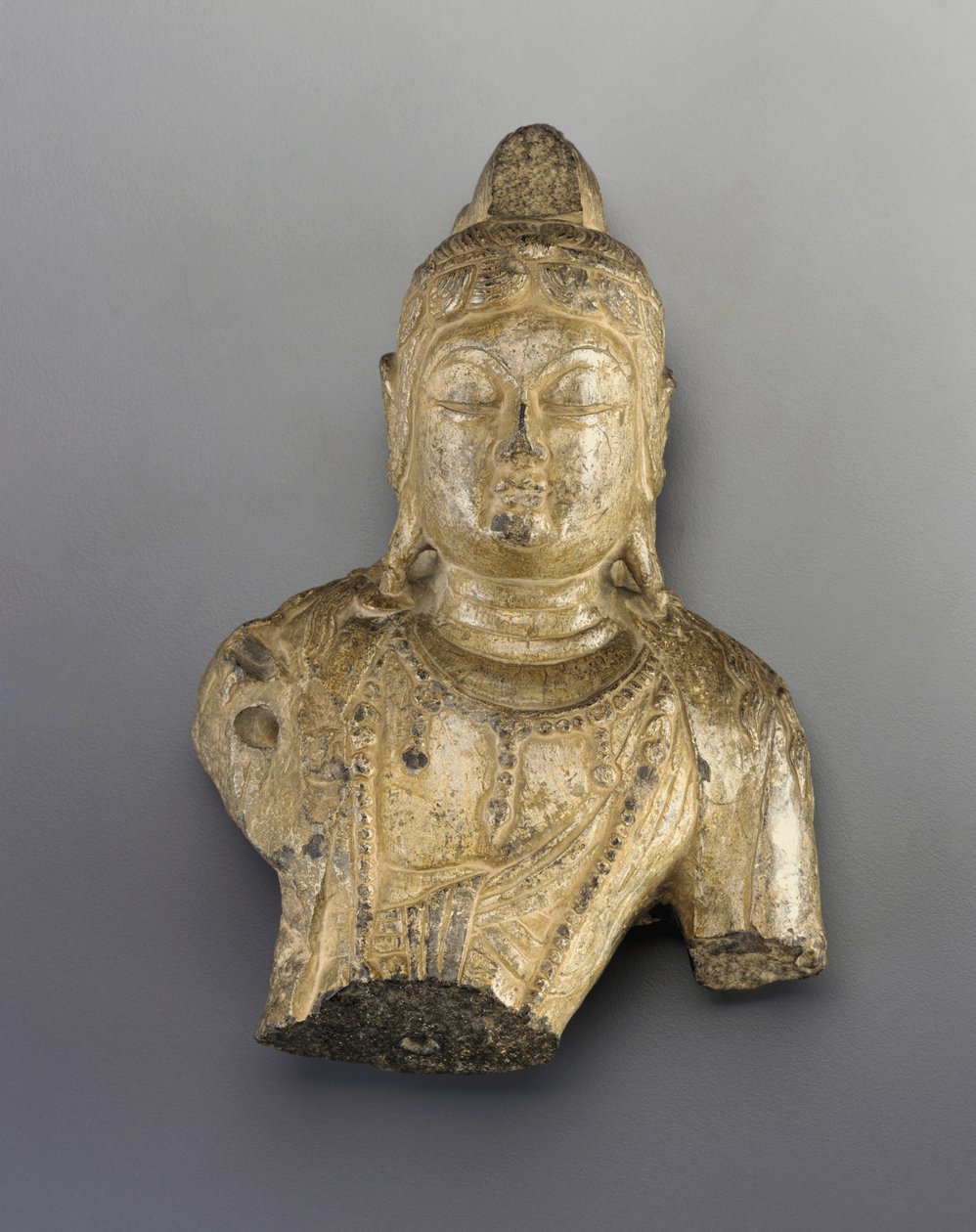 Kleine Büste einer buddhistischen Figur von Tang Dynasty Chinese School