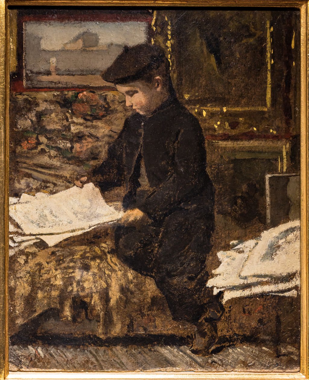 Der kleine Kunstamateur von Telemaco Signorini