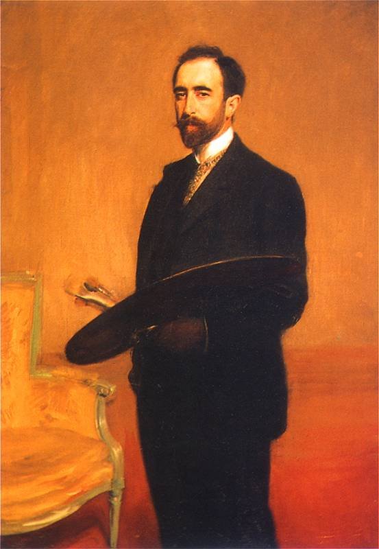 Selbstporträt von Teodor Axentowicz
