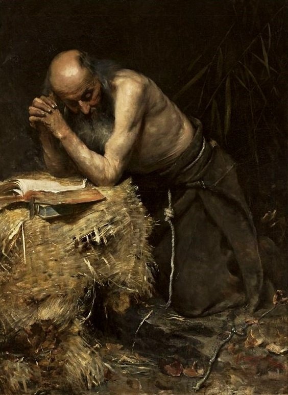 Der Einsiedler von Teodor Axentowicz