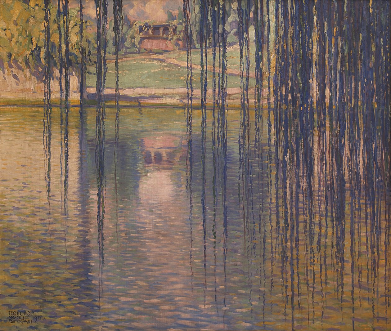 Weiden am See, 1915 von Teodoro Wolf Ferrari