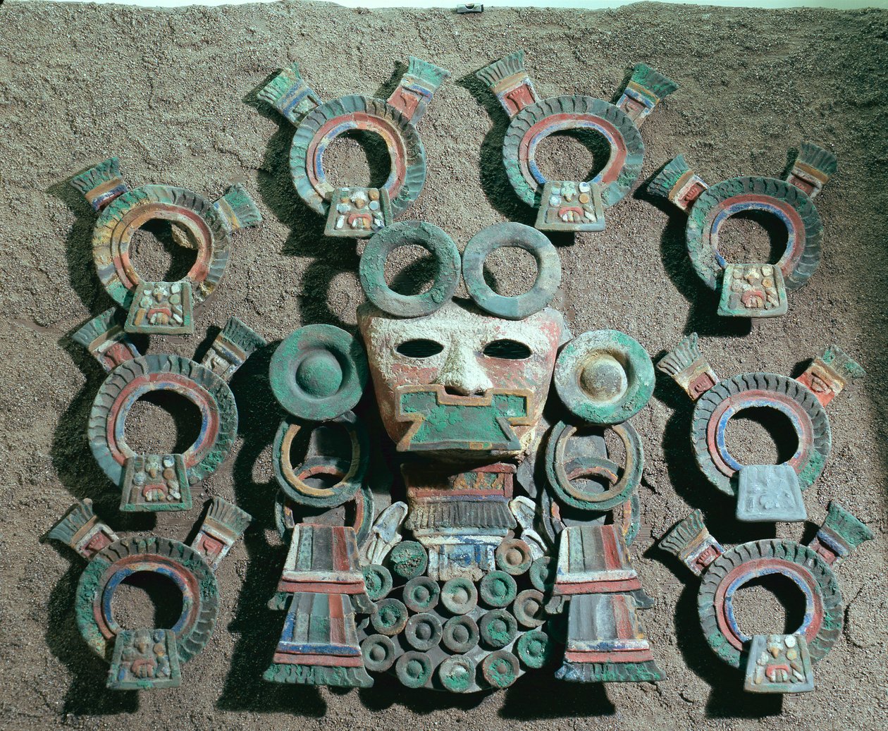 Weihrauchbrenner (Detail), ca. 350-550 von Teotihuacan