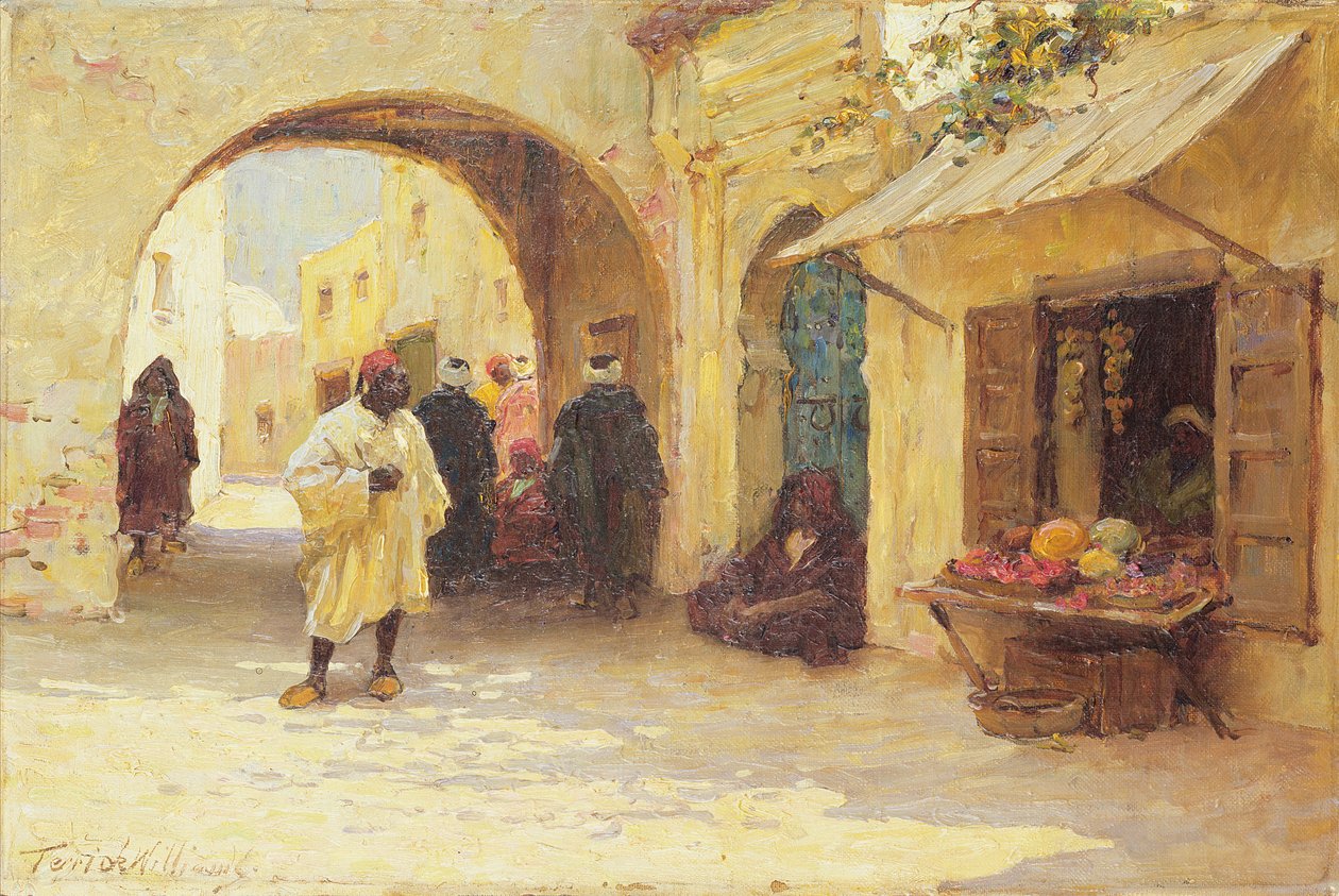 Straßenszene, Marokko von Terrick Williams