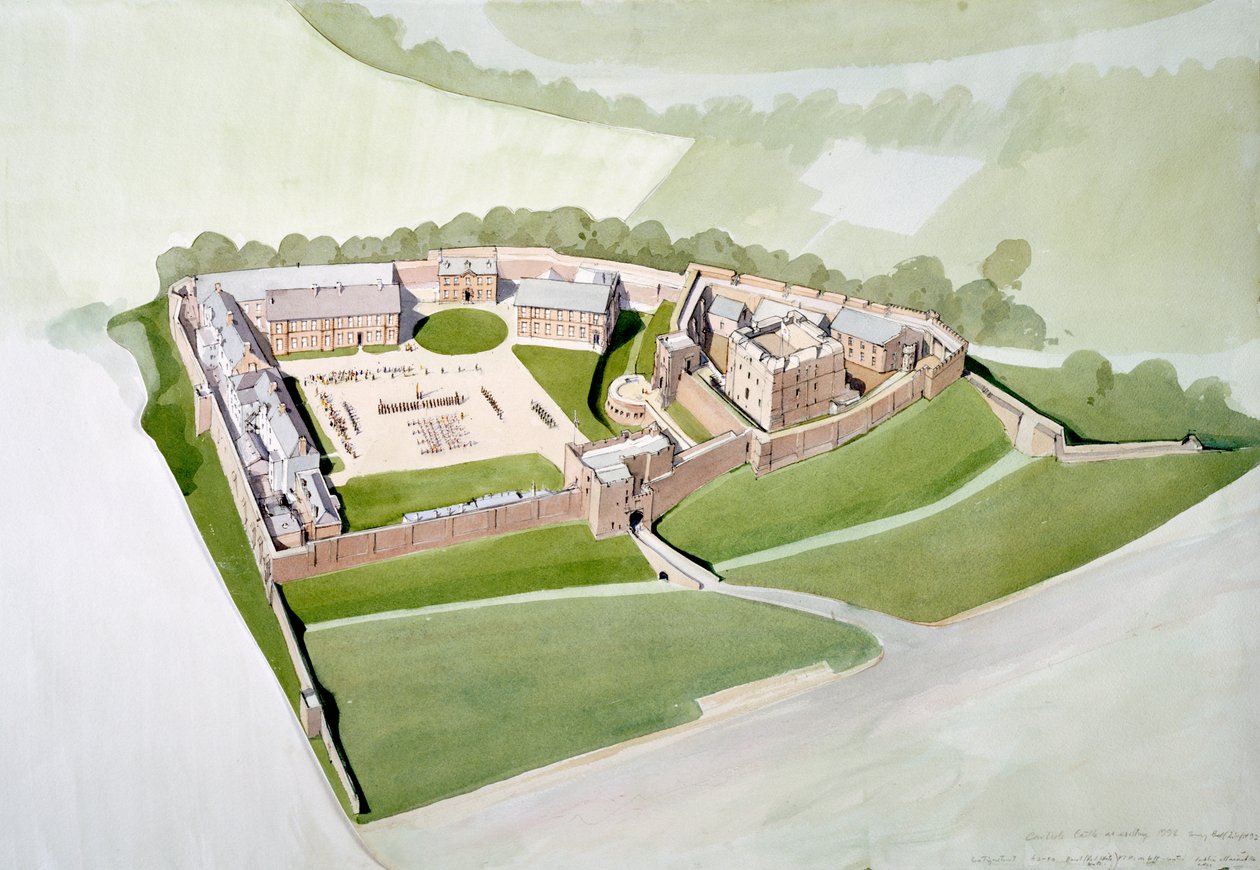 Carlisle Castle, 1992 von Terry Ball