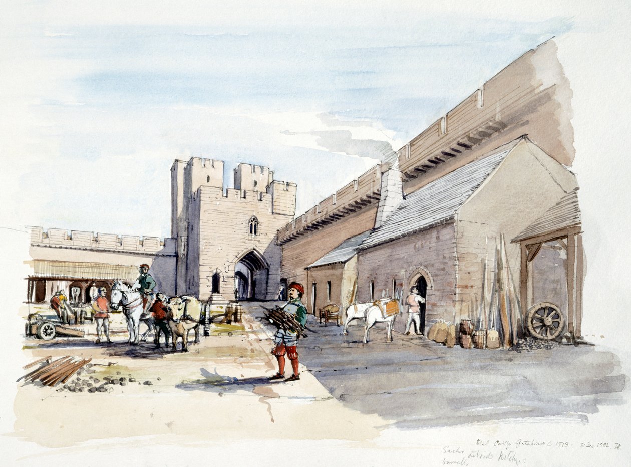 Etal Castle von Terry Ball