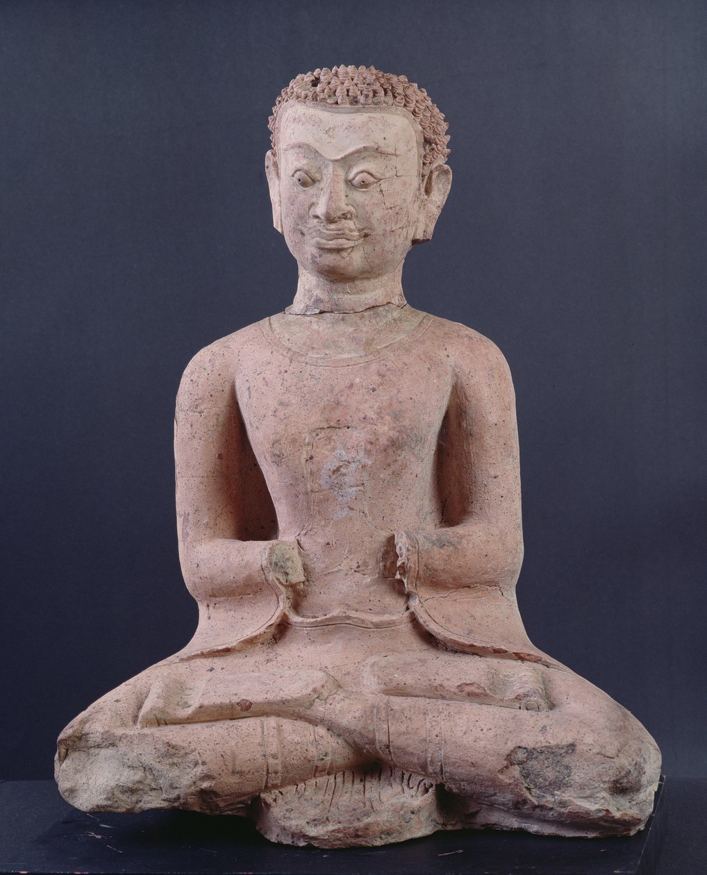 Jünger in Anbetung (Terrakotta) von Thai School