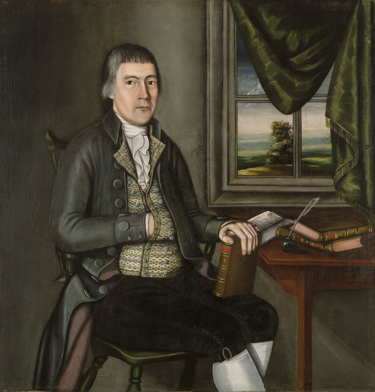 Dr. Hezekiah Beardsley, ca. 1788-90 von The Beardsley Limner