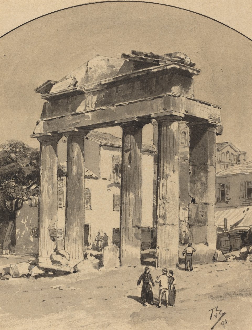 Altes Markttor von Themistocles von Eckenbrecher