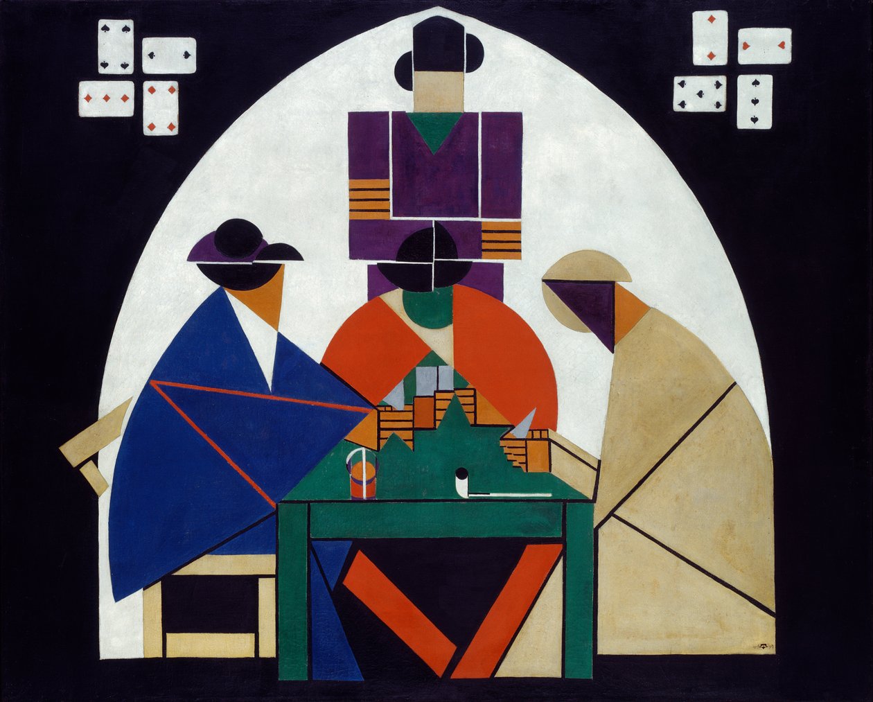 Kartenspieler von Theo van Doesburg