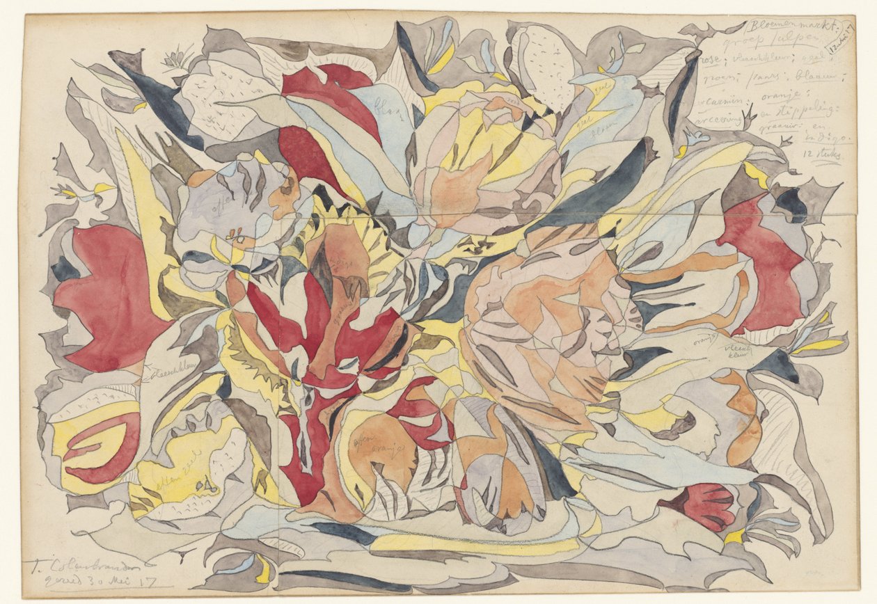 Blumenmarkt von Theo Colenbrander