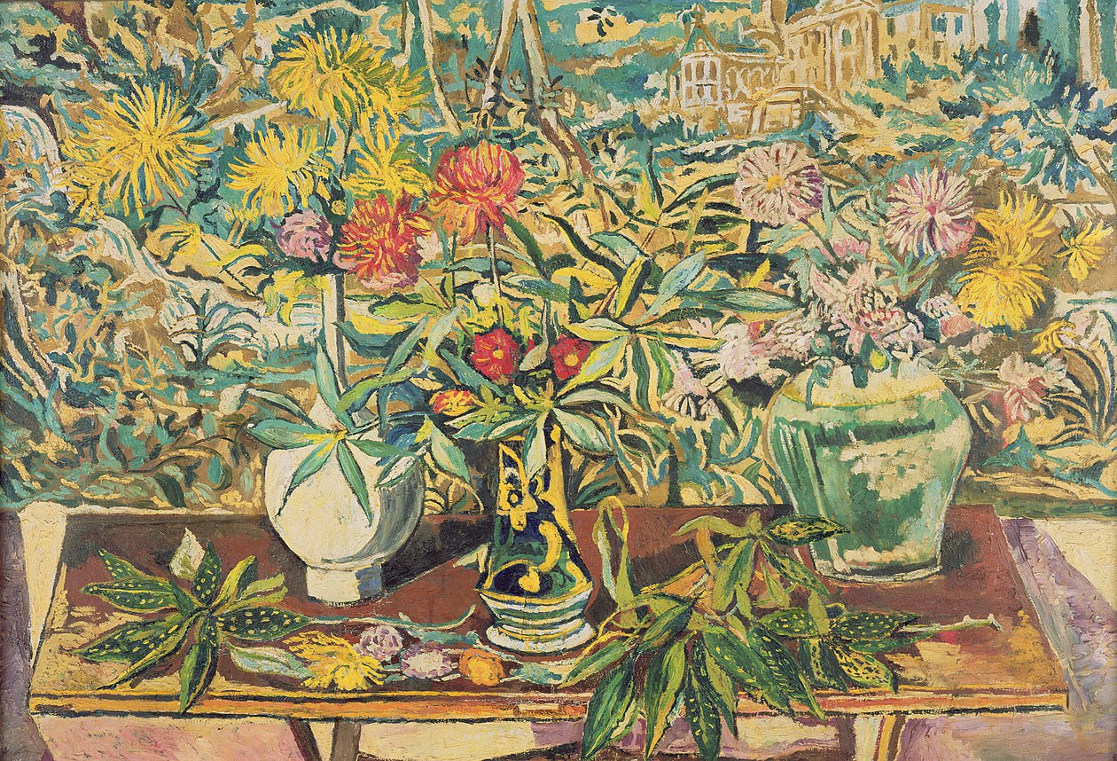 Herbstchrysanthemen von Theo Garman