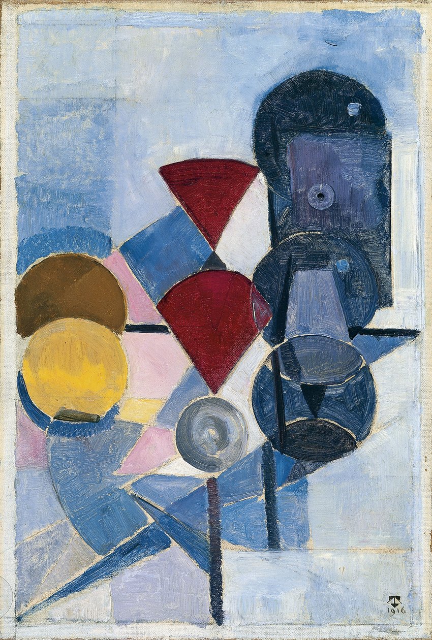 Komposition II Stillleben, 1916 von Theo van Doesburg