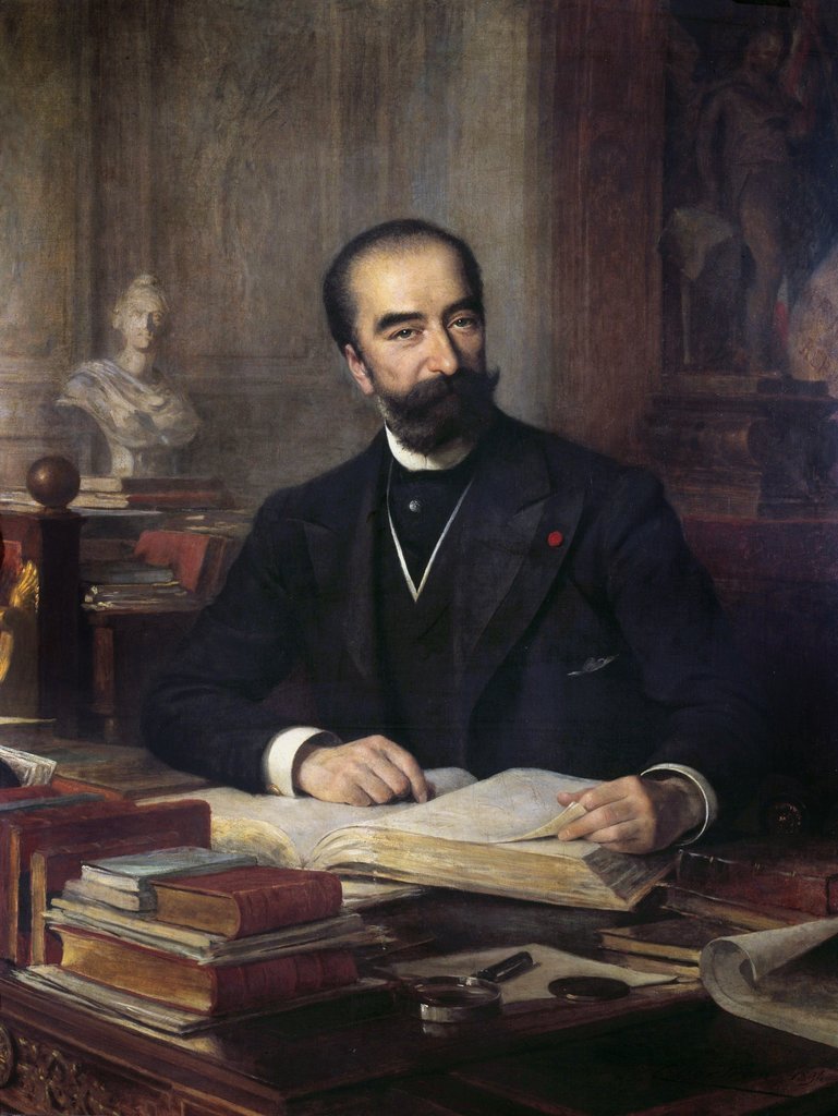 Porträt des französischen Präsidenten Marie François Sadi Carnot (1837-1894) von Theobald Chartran